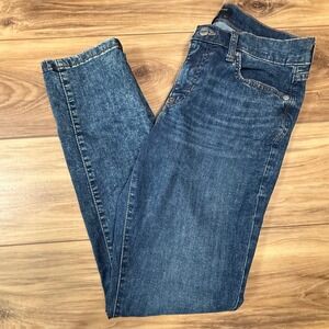 Banana Republic Womens Dark Wash Washwell Skinny Jeans Size 28/6